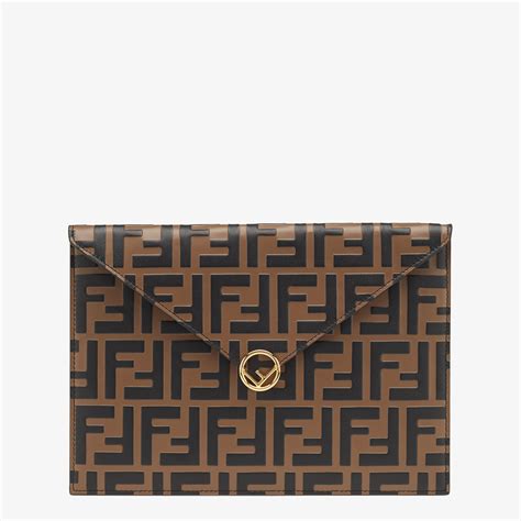 fendi flat pouch piccola|fendi envelope pouch.